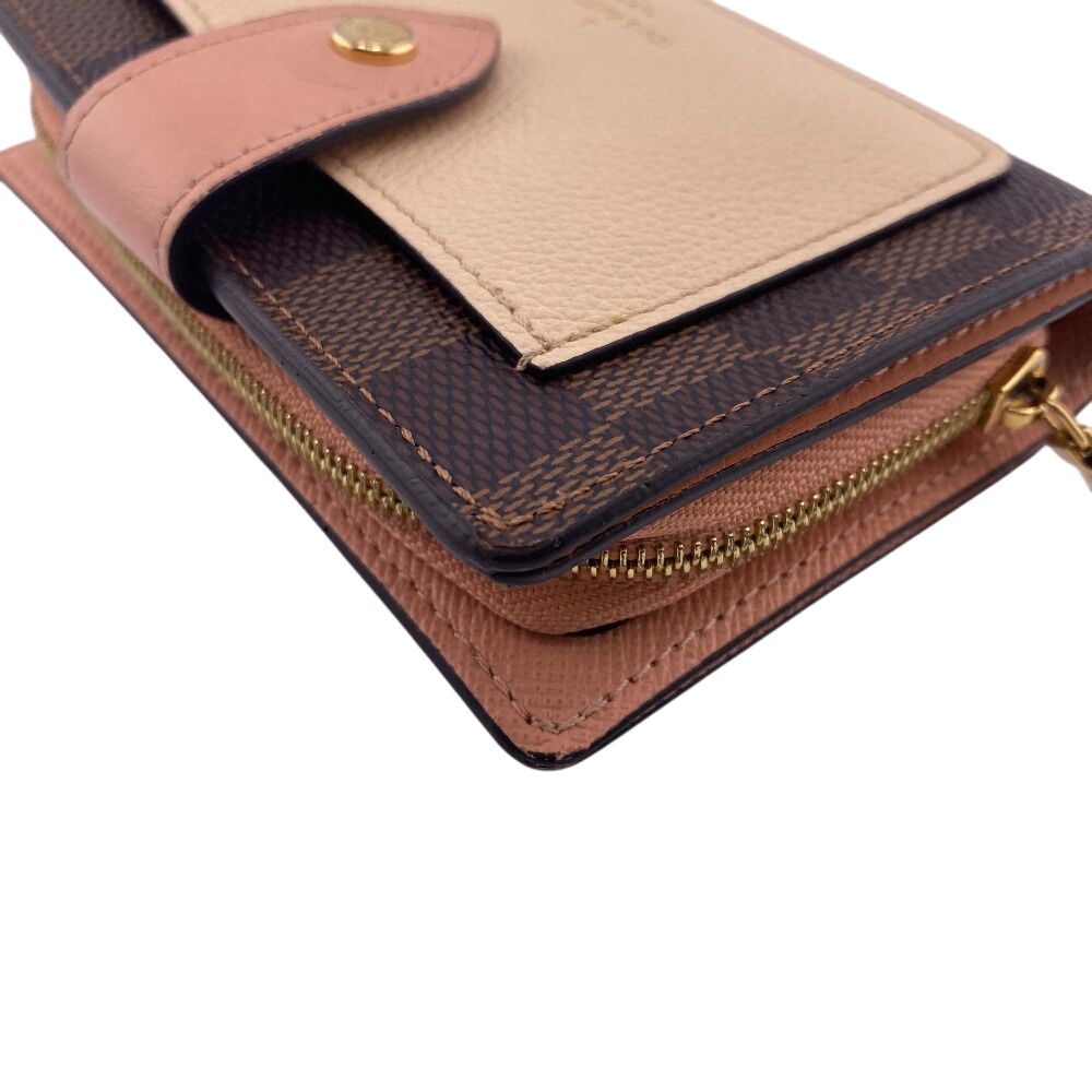 ルイヴィトン LOUIS VUITTON 二つ折り財布 ダミエ ポルトフォイユ