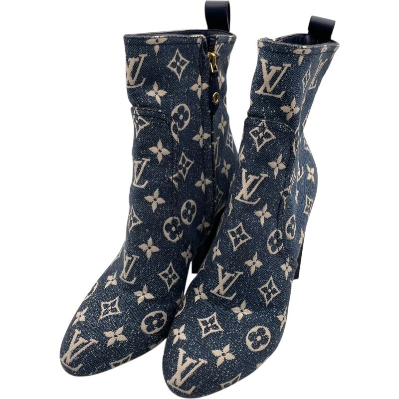 ルイ・ヴィトン LOUIS VUITTON シルエットラインモノグラムデニム