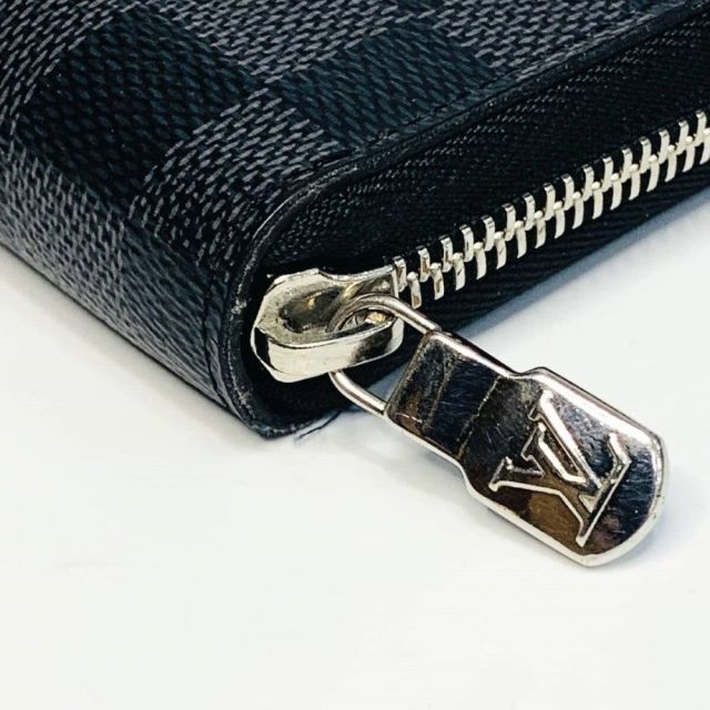 良品 ルイヴィトン 長財布 ダミエグラフィット ジッピーオーガナイザー