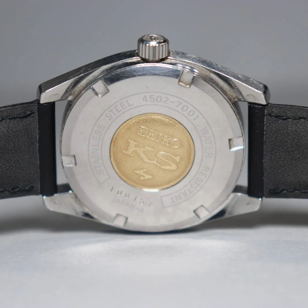 1971年製】KING SEIKO 45KS HI-BEAT KSメダリオン付 手巻き式