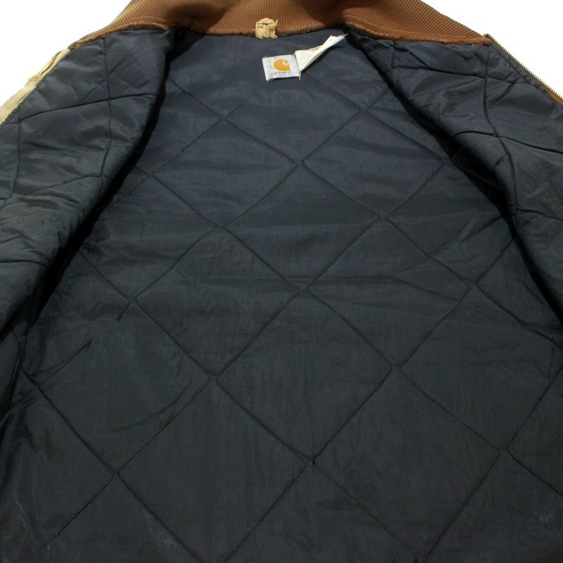 90s USA製 vintage Carhartt 裏地キルティング ダック ベスト