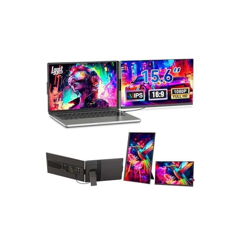 在庫限り】LGGST P5 モバイルモニター 15.6インチ FHD 1080P IPS