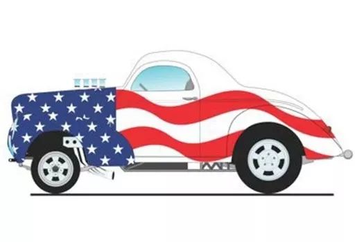 ミニカー　1/18 1940 Gasser - Patriot [A1800923] 中古】ミニカー 1/18 1940 Gasser - Patriot [A1800923] - メルカリ