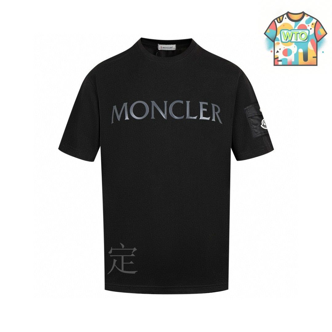 追跡送料込 MONCLER 立体的なロゴモチーフ入り Tシャツ 今日特価】MONCLER カートゥーンロゴ 立体プリント T シャツ