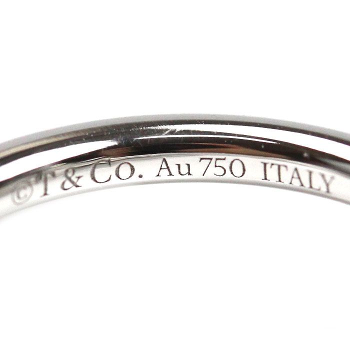 TIFFANY&Co. ティファニー K18WG ホワイトゴールド Tワイヤー  