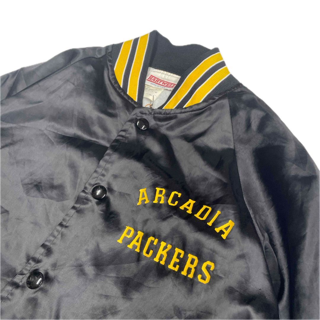 Hartwell サテン チームジャケット ナイロン 80-90s S