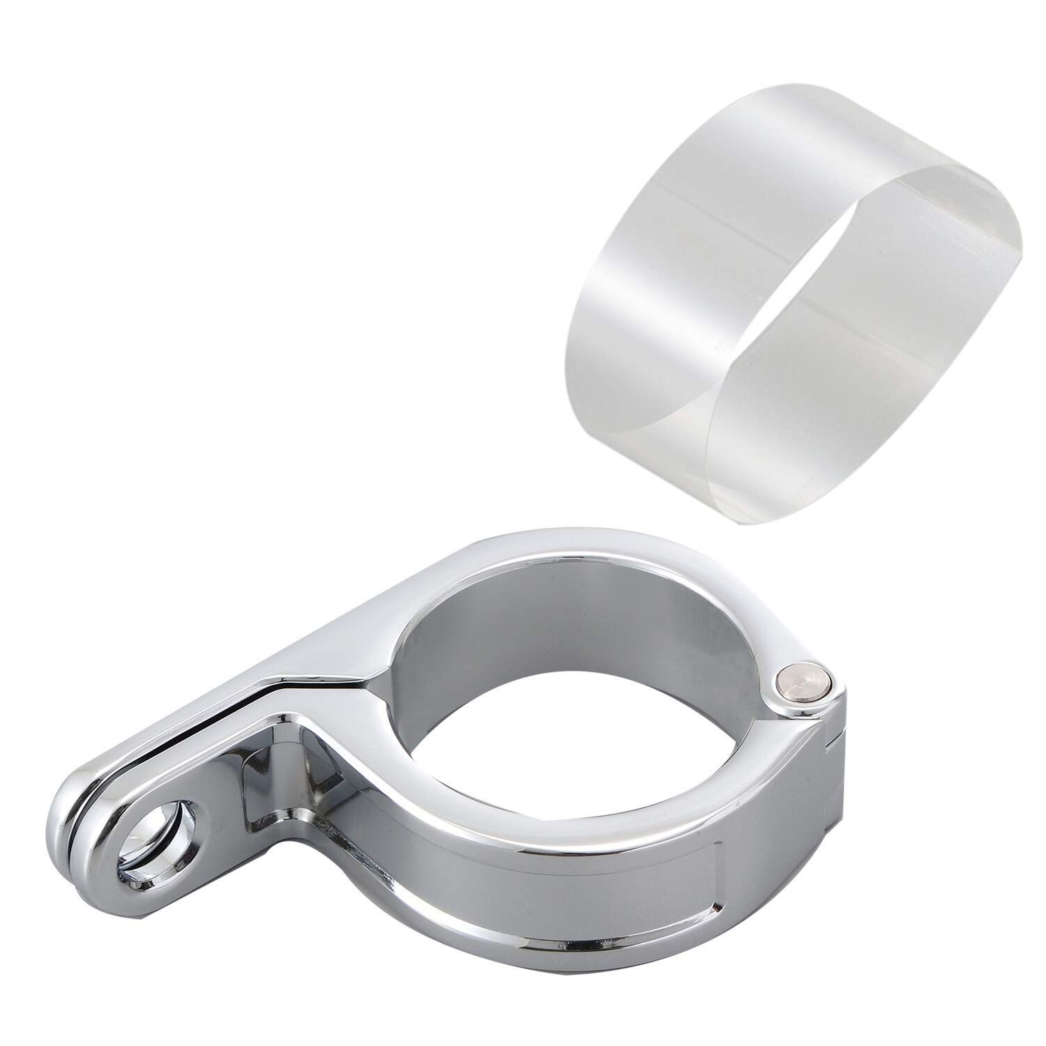 【特価商品】クローム マルチフォーククランプ 1個 取付穴10mm 41mmフォーククランプ ウインカーステー 69371 バイク用 デイトナ(Daytona)