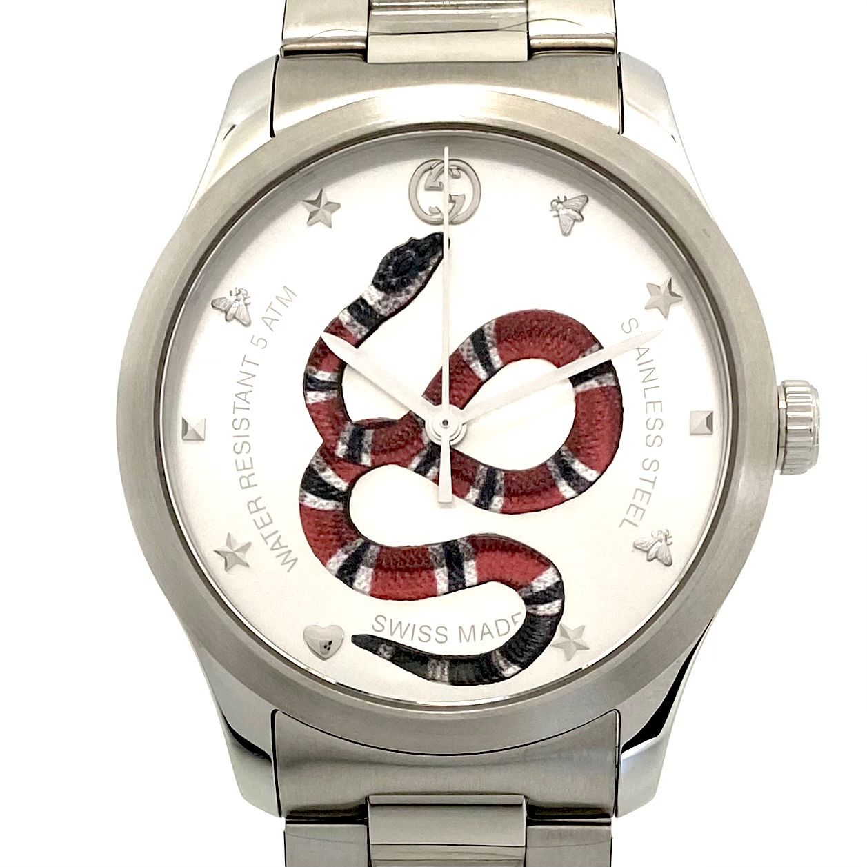 未使用】腕時計 グッチ GUCCI Gタイムレス 126.4 YA1264076 スネーク