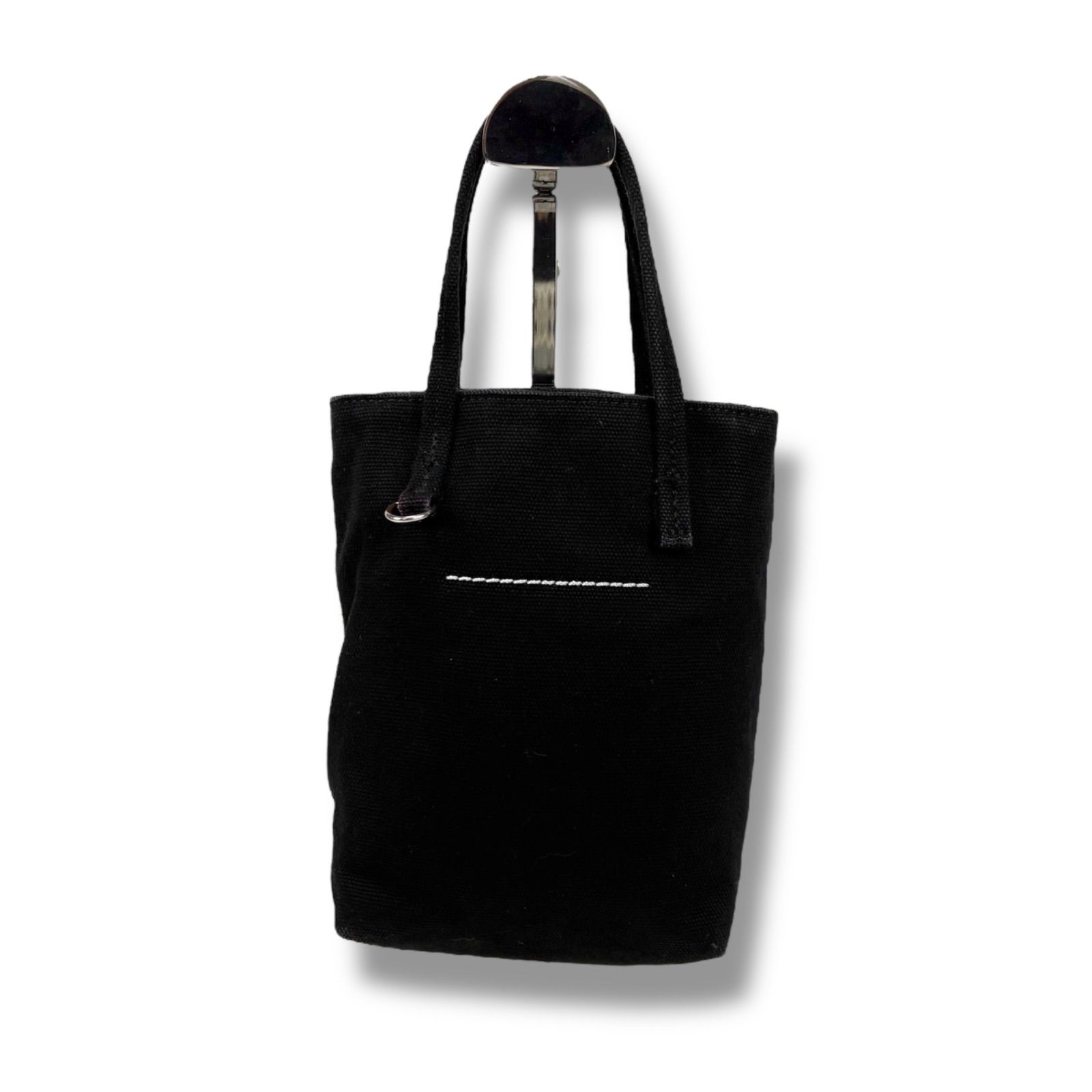 MM6 ミニショルダーバッグ 黒 キャンバス MM6 ミニショルダーバッグ 黒 キャンバス