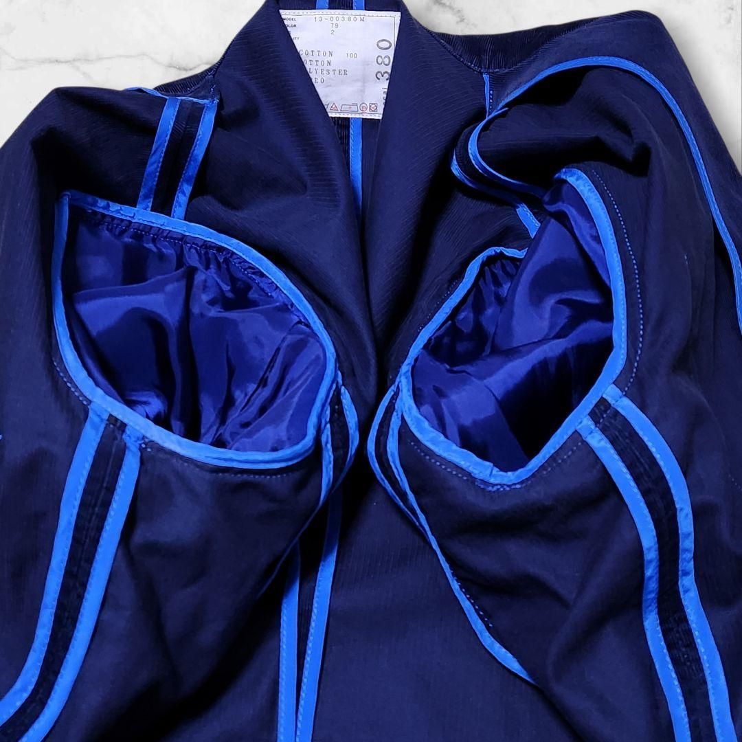 sacai サカイ コーデュロイ テーラードジャケット 切替 ネイビー KANDAIZUMI_COM