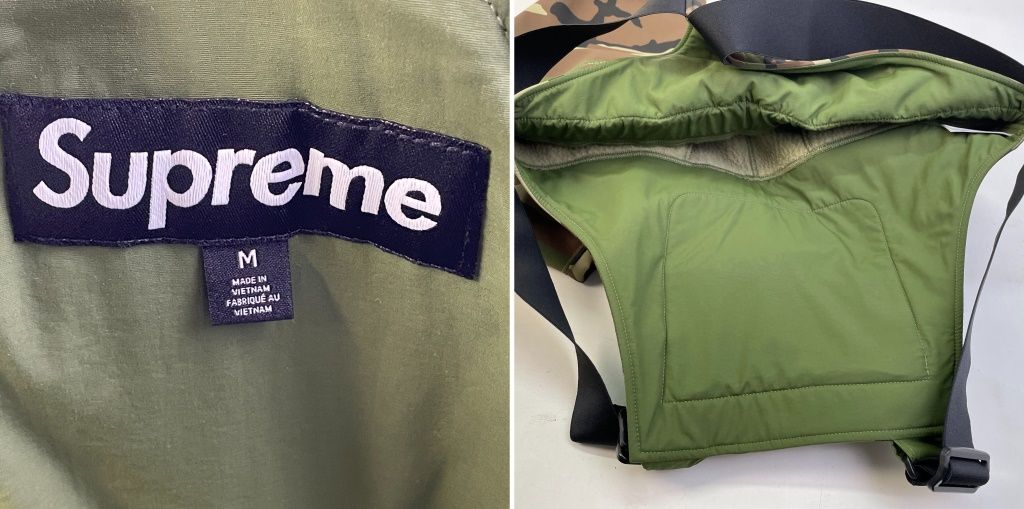 01w-2617 シュプリーム Supreme Wind stopper Overall 'Camo' グリーン