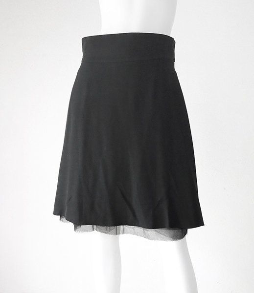 美品　Foxey フォクシー　フレアスカート　シルクスカート　ブラック　40 中古・古着通販】FOXEY (フォクシー) シルクスカート ブラック