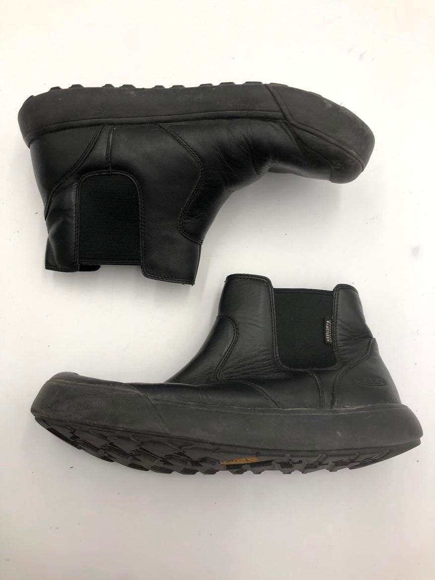 KEEN キーン エレナ チェルシー ウォータープルーフ 1027864 サイドゴア ブーツ size24.0 黒 レディース