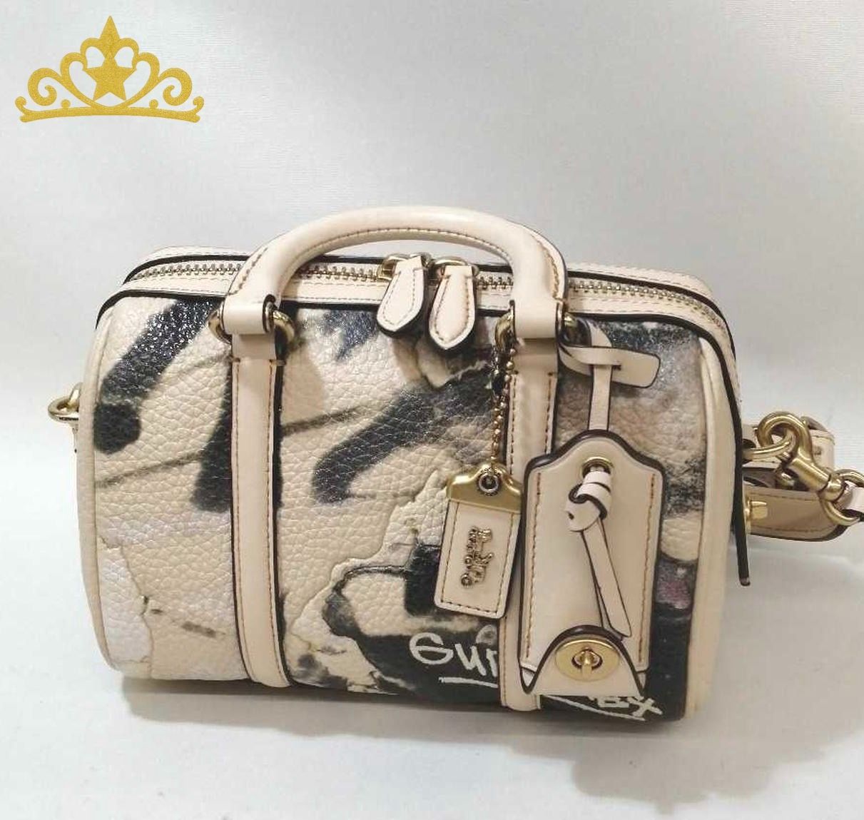 COACH × MINT SERF ルビーサッチェル18 ミニ ハンドバッグ レディース