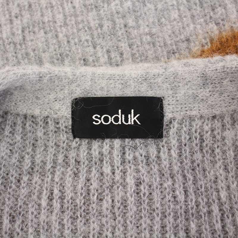 スドーク soduk drawing knit cardigan ドローイングニット