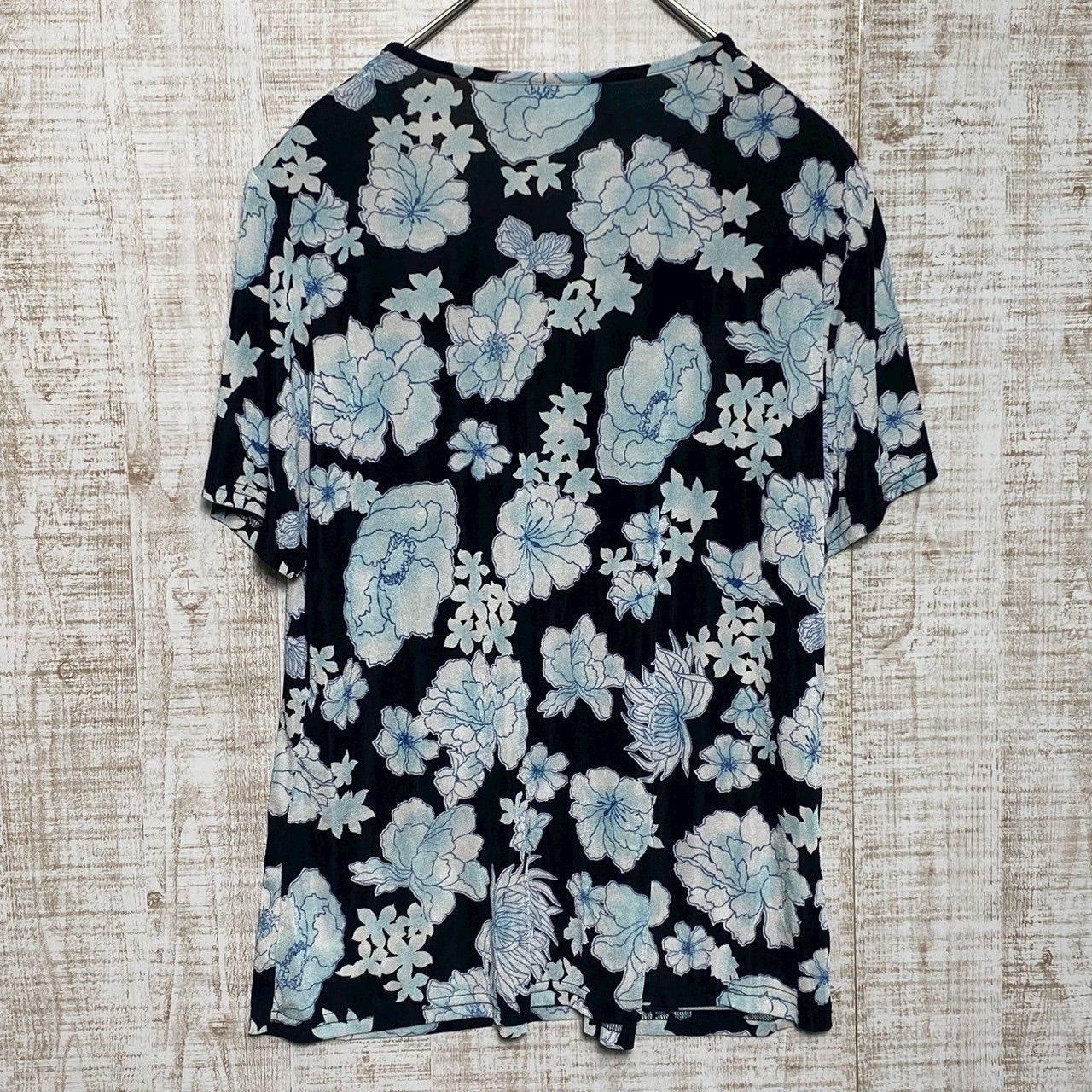 JACLYN SMITH CLASSIC ベロア　花柄長袖シャツ 長袖シャツ バイクモノグラム Ann Knows 和柄 50%OFF セール