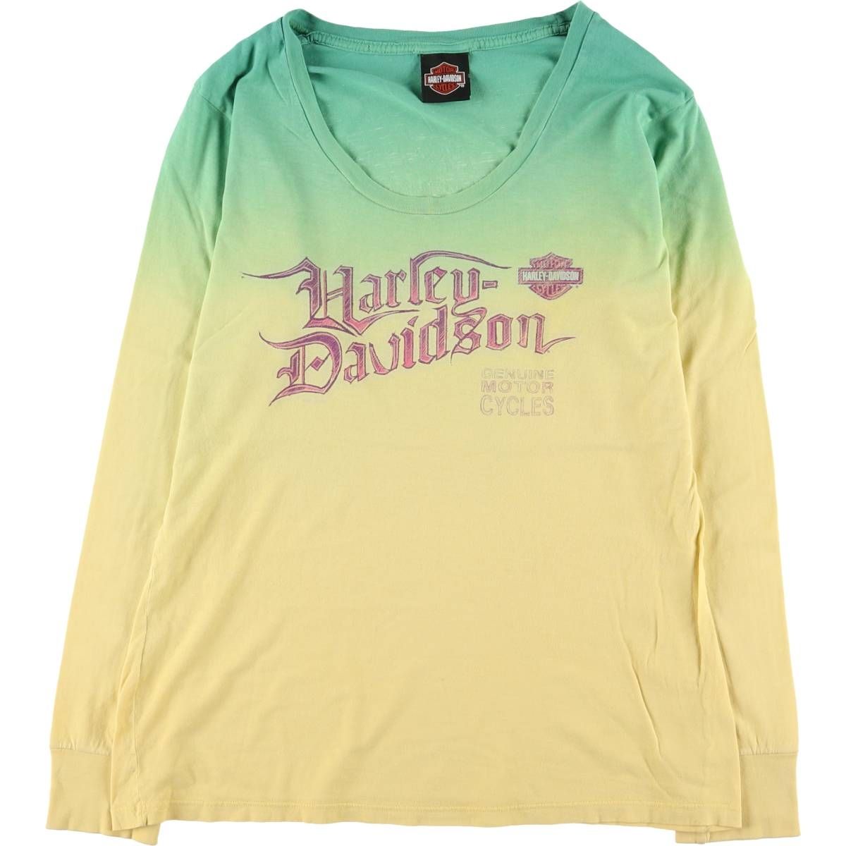 古着 ハーレーダビッドソン Harley-Davidson ロングTシャツ ロンT レディースL相当|eaa543067