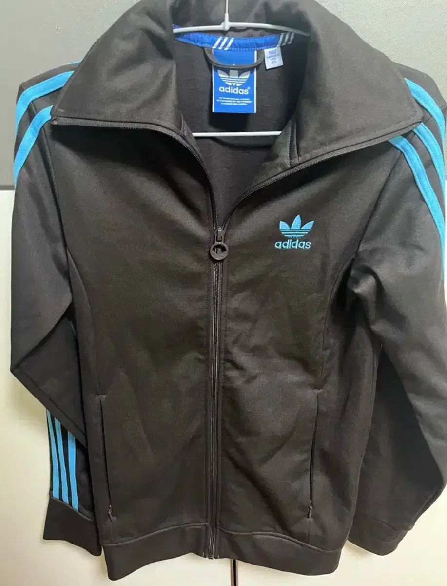 adidas アディダス ファイヤーバード ライトブルー トラックトップス ジャージ ミント 黒