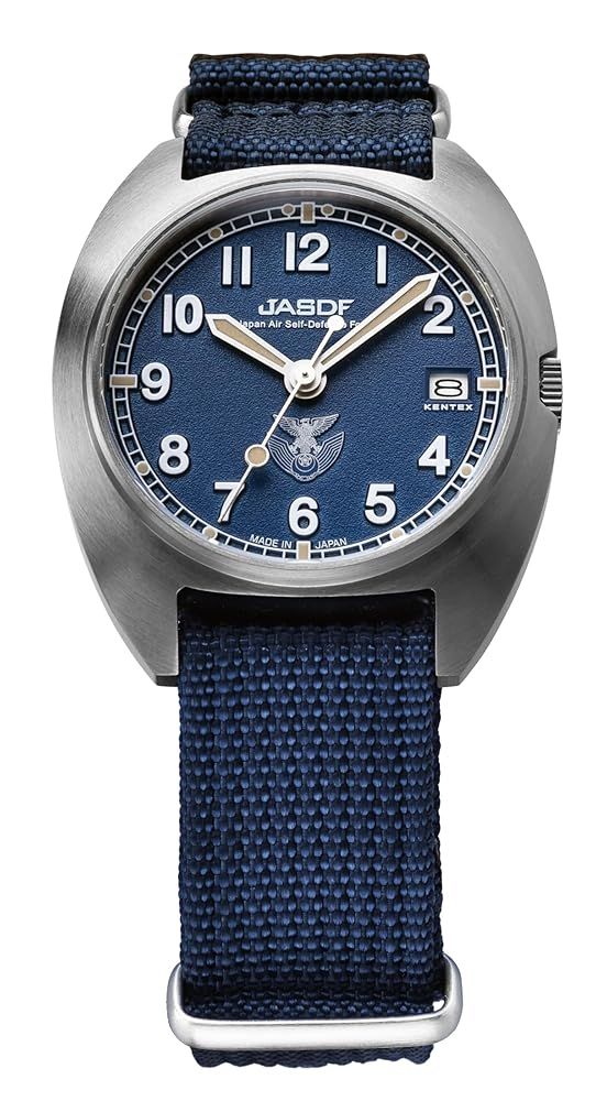 [ケンテックス] 腕時計 JSDF クラシックスタンダード 空軍 S798M-02 メンズ ブルー