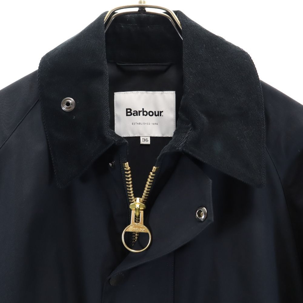 バブアー ジャケット 36 黒 Barbour 襟コーデュロイ 2201241 メンズ 