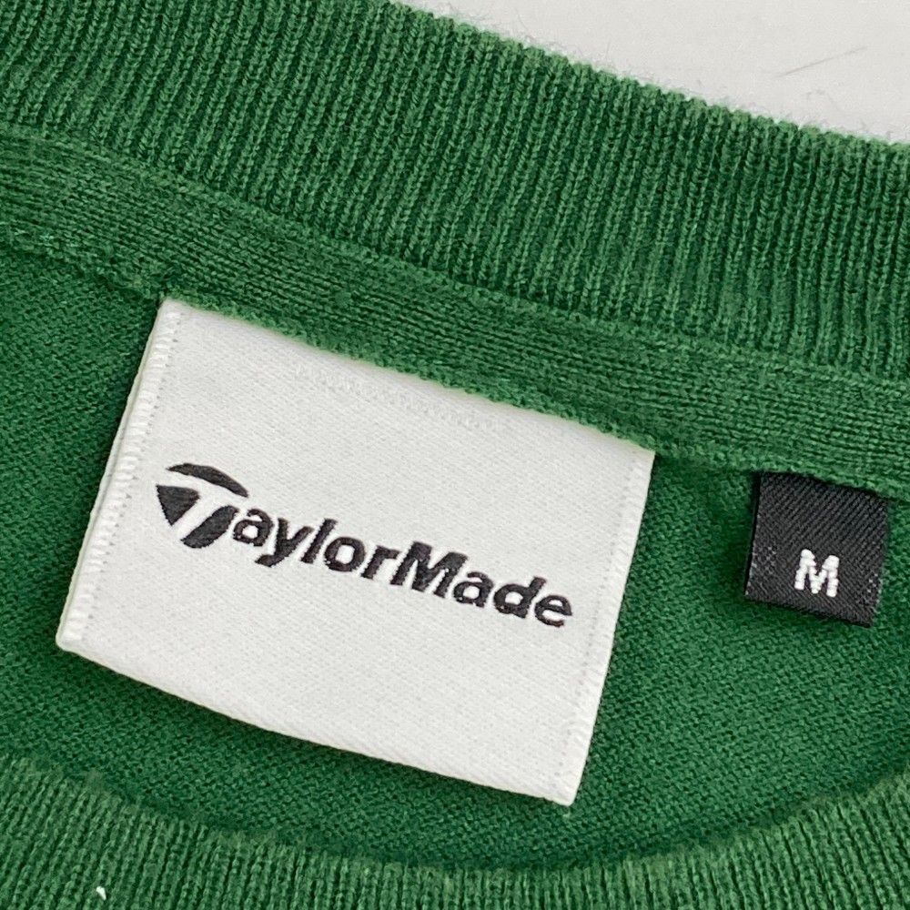 サイズ：M TAYLOR MADE テーラーメイド  ニット セーター  ネイビー系 [240101440726] ゴルフウェア メンズ ストスト サイズ：M TAYLOR MADE テーラーメイド ニット セーター