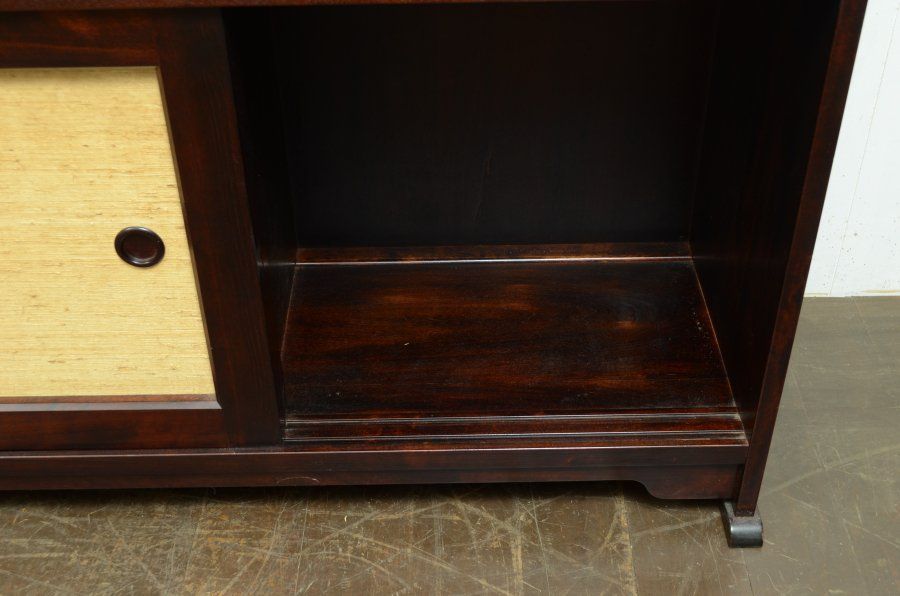 送料無料。 蔵A5592 松本民芸 クズ布 221型 飾り棚 茶箪笥 サイドボード