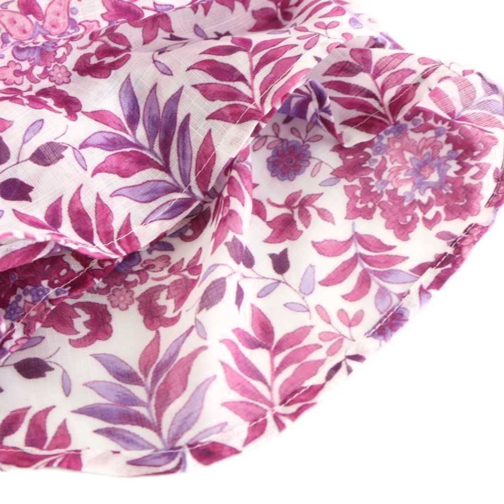 レリアン Leilian ワンピース ロング丈 半袖 花柄 13+ 紫