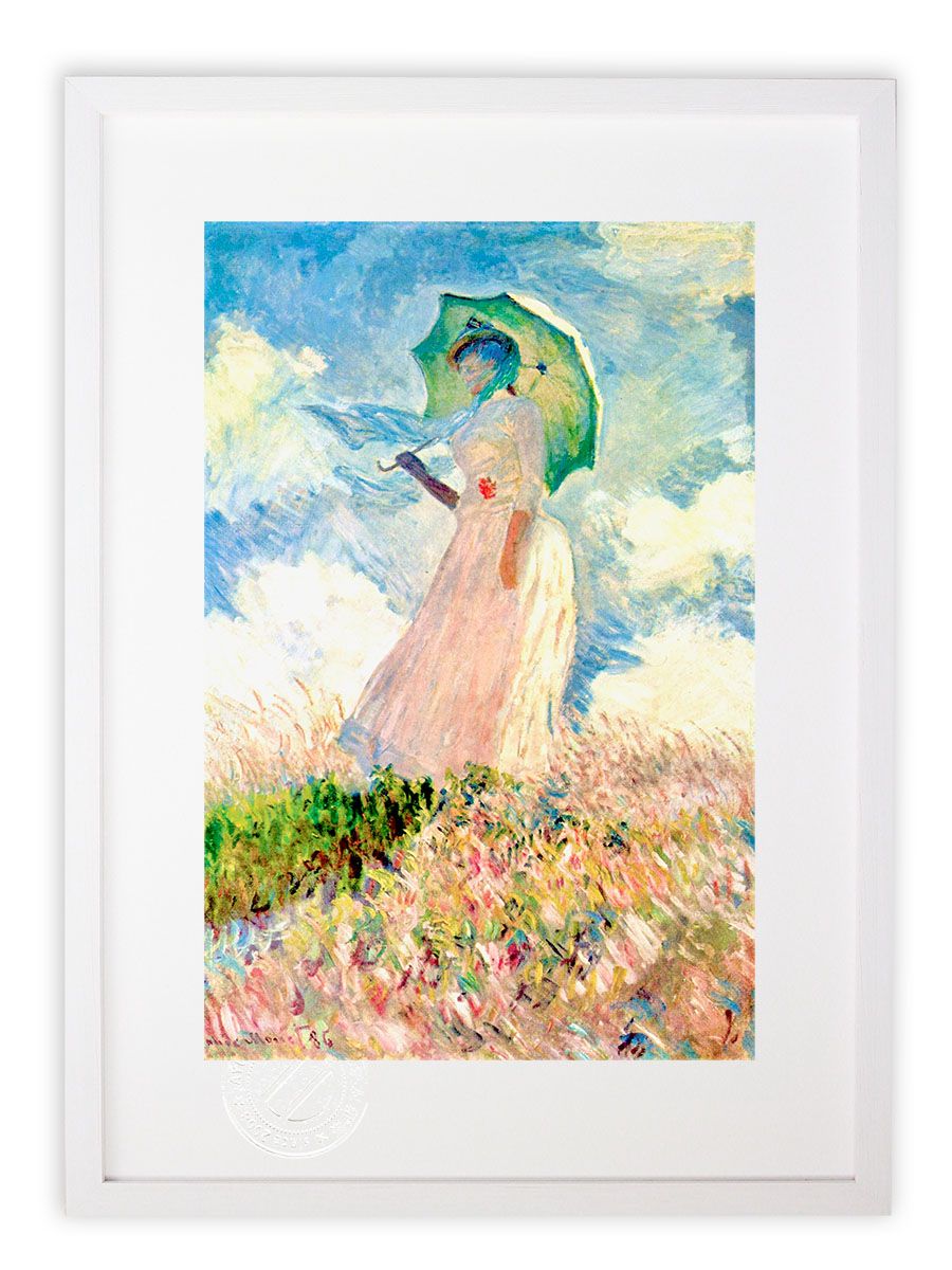 少女の油彩画 Artworks]クロード・モネ|アルジャントゥイユのひなげし|1873年|肉筆|油彩