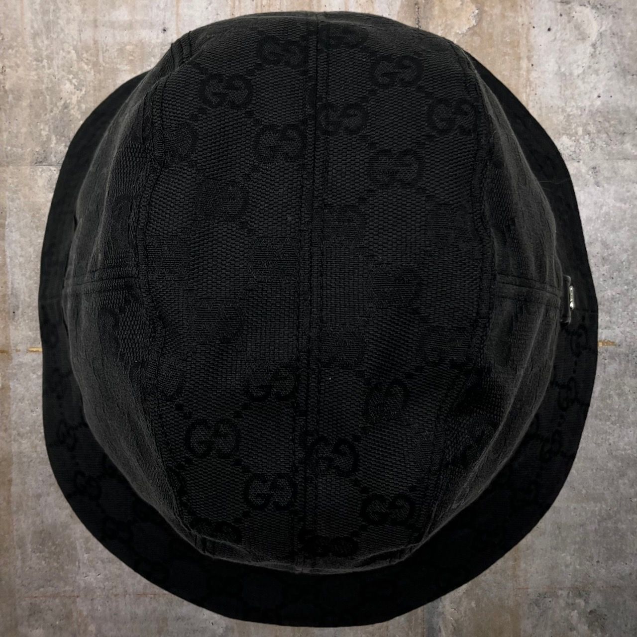 GUCCI バケットハット 新品未使用　ブラック 新品未使用】GUCCI グッチ ブラック バケットハット バケハ GG