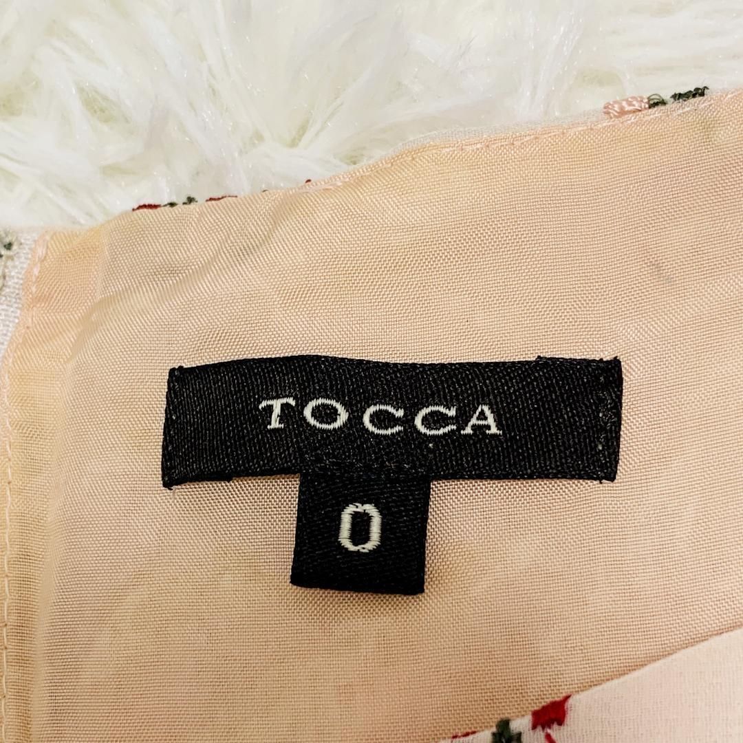 花柄刺繍ワンピース 0