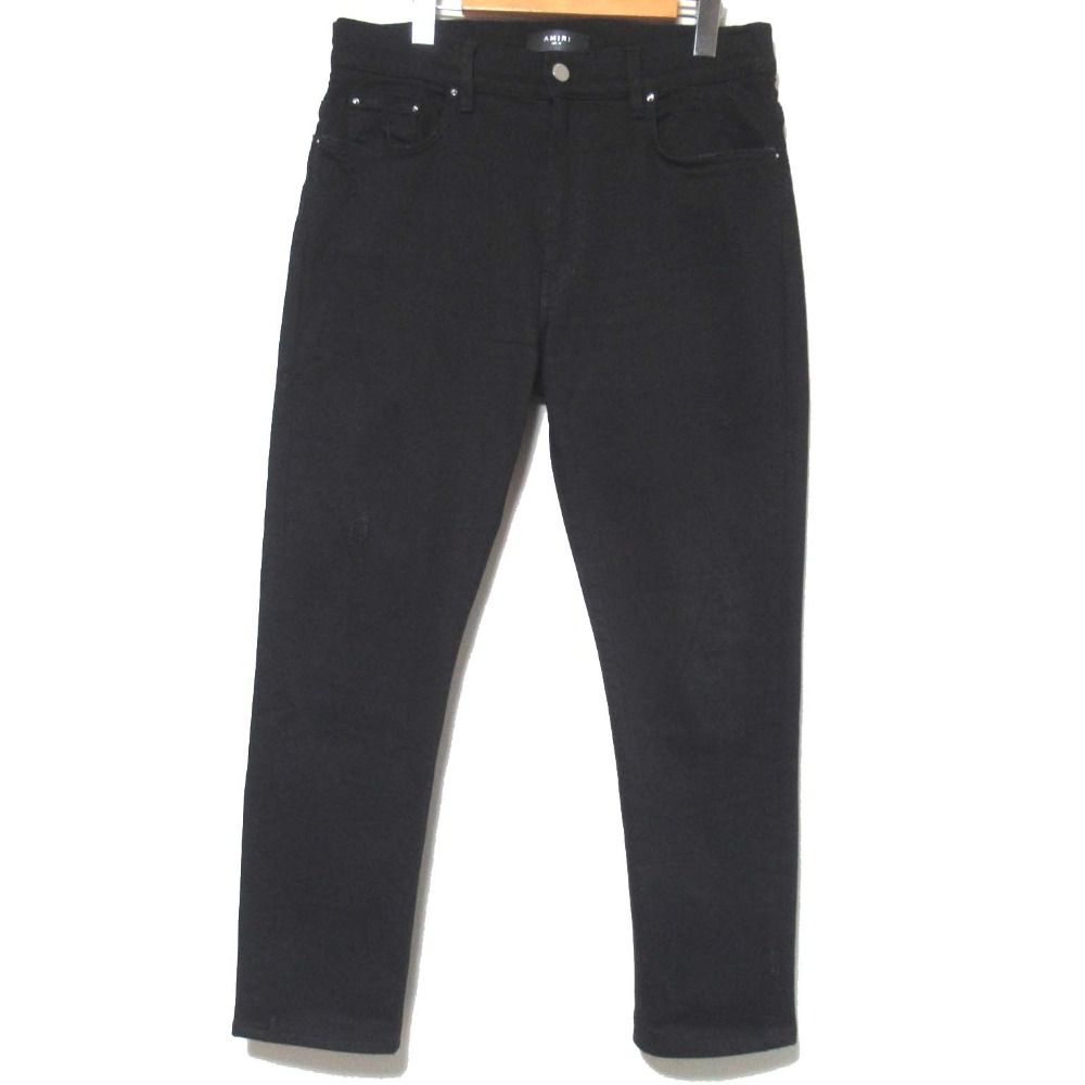 美品 AMIRI アミリ Slim-Fit Jeans ストレッチ スリムフィット ジーンズ デニムパンツ XM01201SD 34 ブラック メンズ 古着 中古 USED 美品 AMIRI アミリ Slim-Fit Jeans ストレッチ スリムフィット