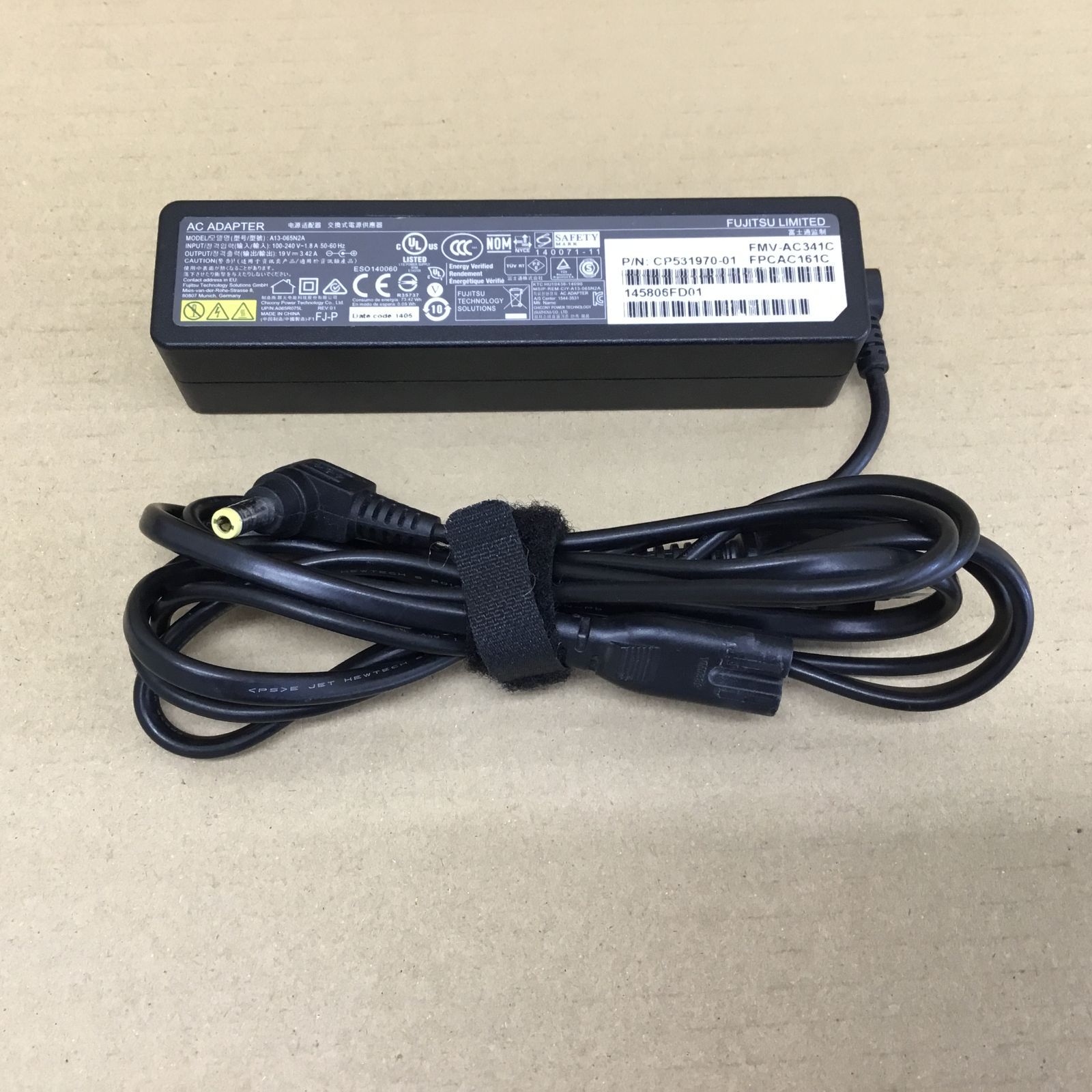 富士通 ACアダプター FMV-AC341A ADP-65MD A 19V 3.42A対応 5.5mm×2.5 ...