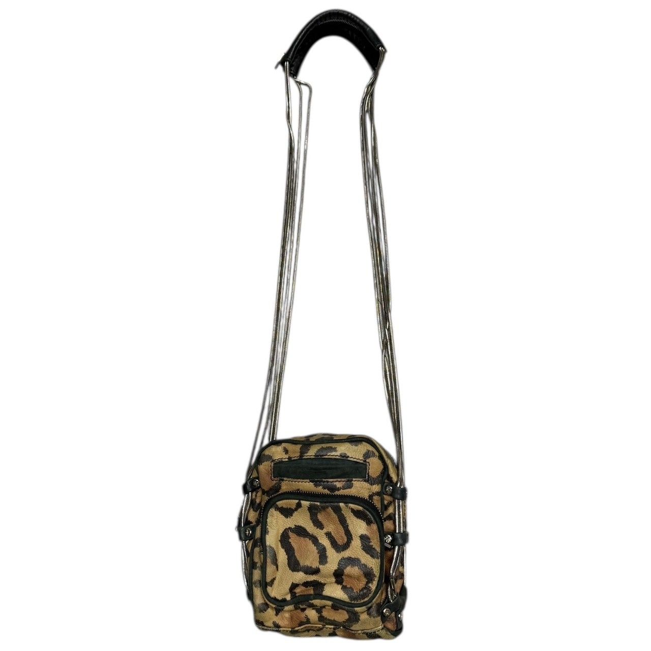 Alexander Wang アレキサンダーワン Brenda ブレンダ レオパード柄カメラバッグ ショルダーバッグ イエロー 14914