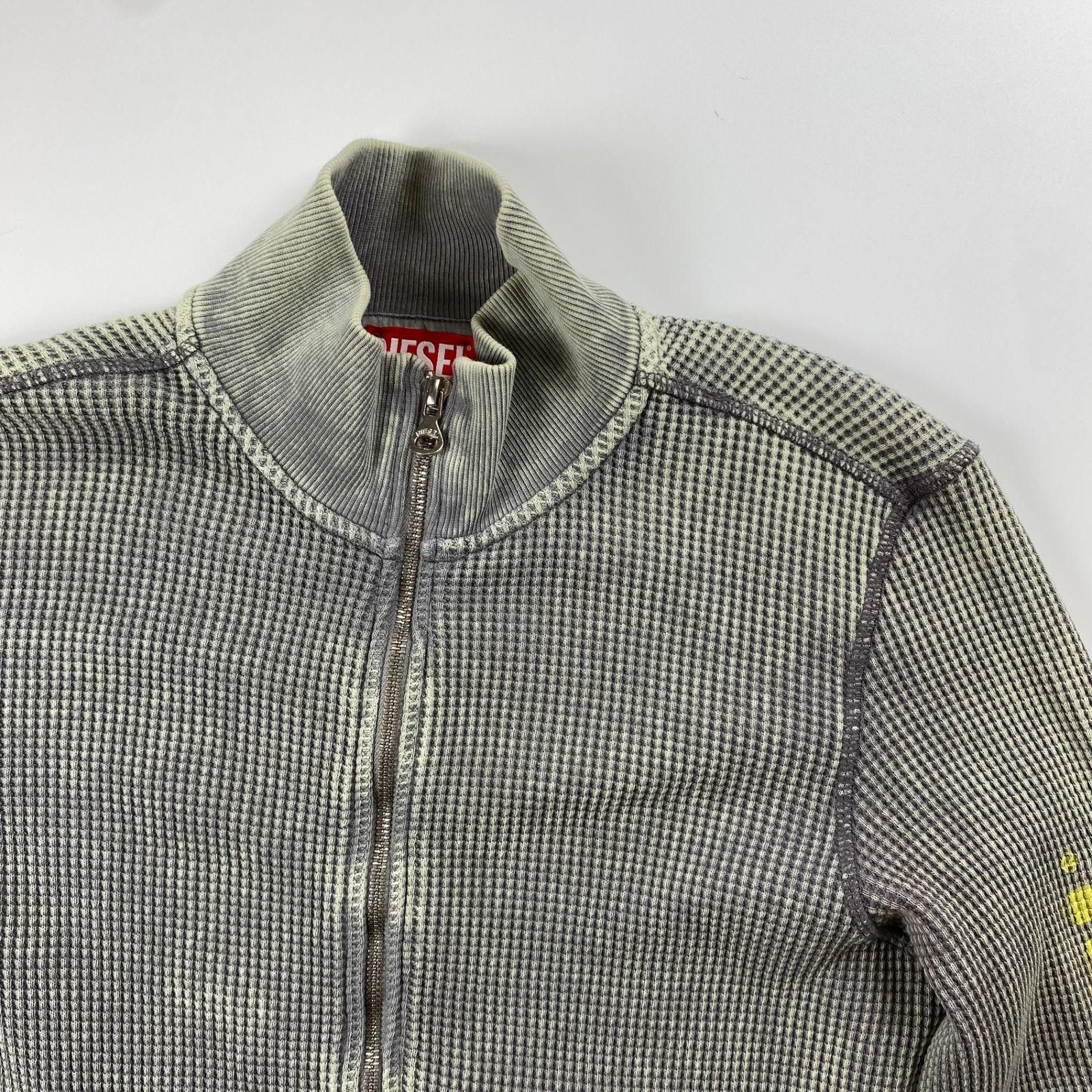 DIESEL 24SS トラックジャケット　S-GINAFY-ZIP XS 24SS DIESEL ディーゼル / S-GINAFY-ZIP ワッフル ジャケット