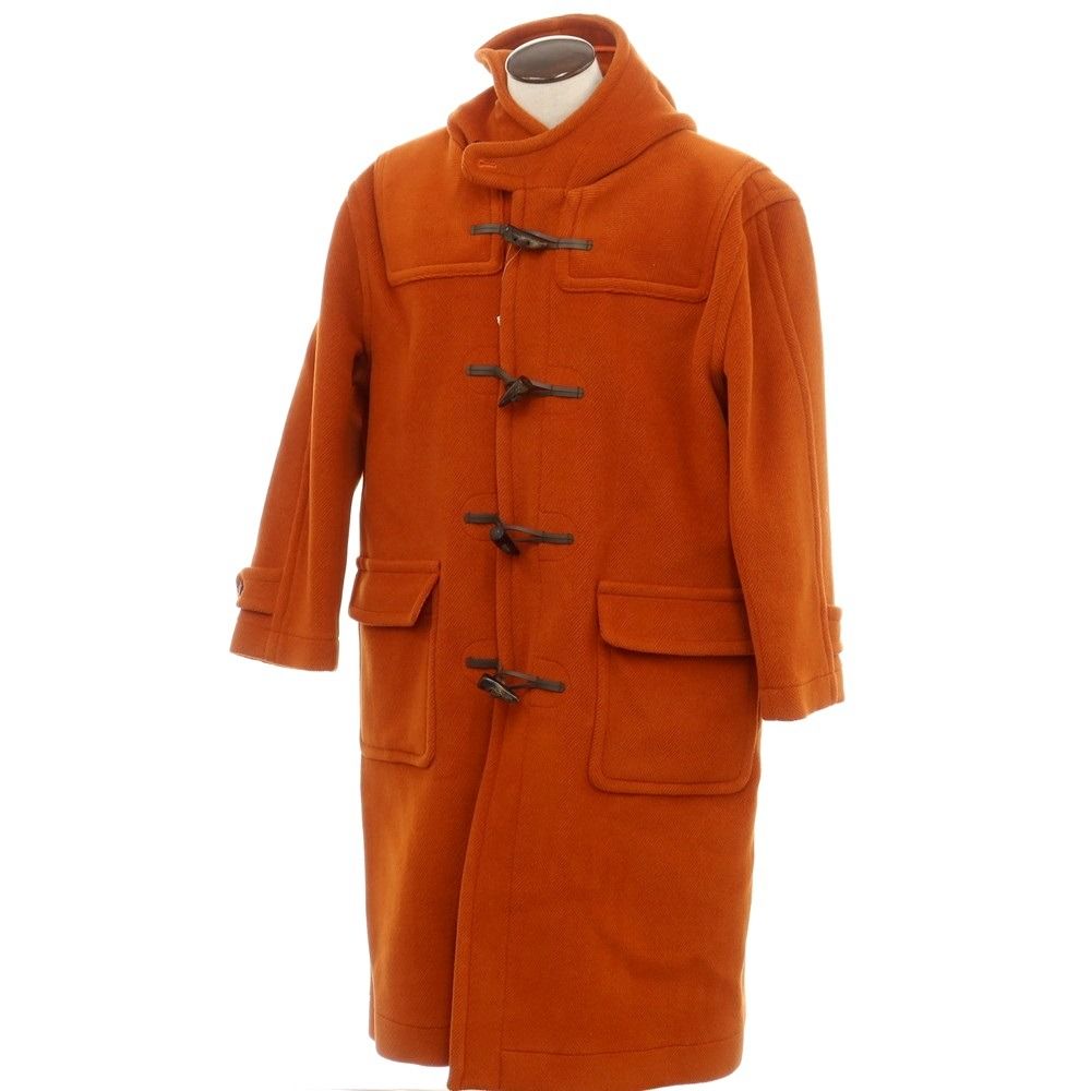 INVERTEREインバーティア36 ダッフルコート ウール オレンジ DUFFLE