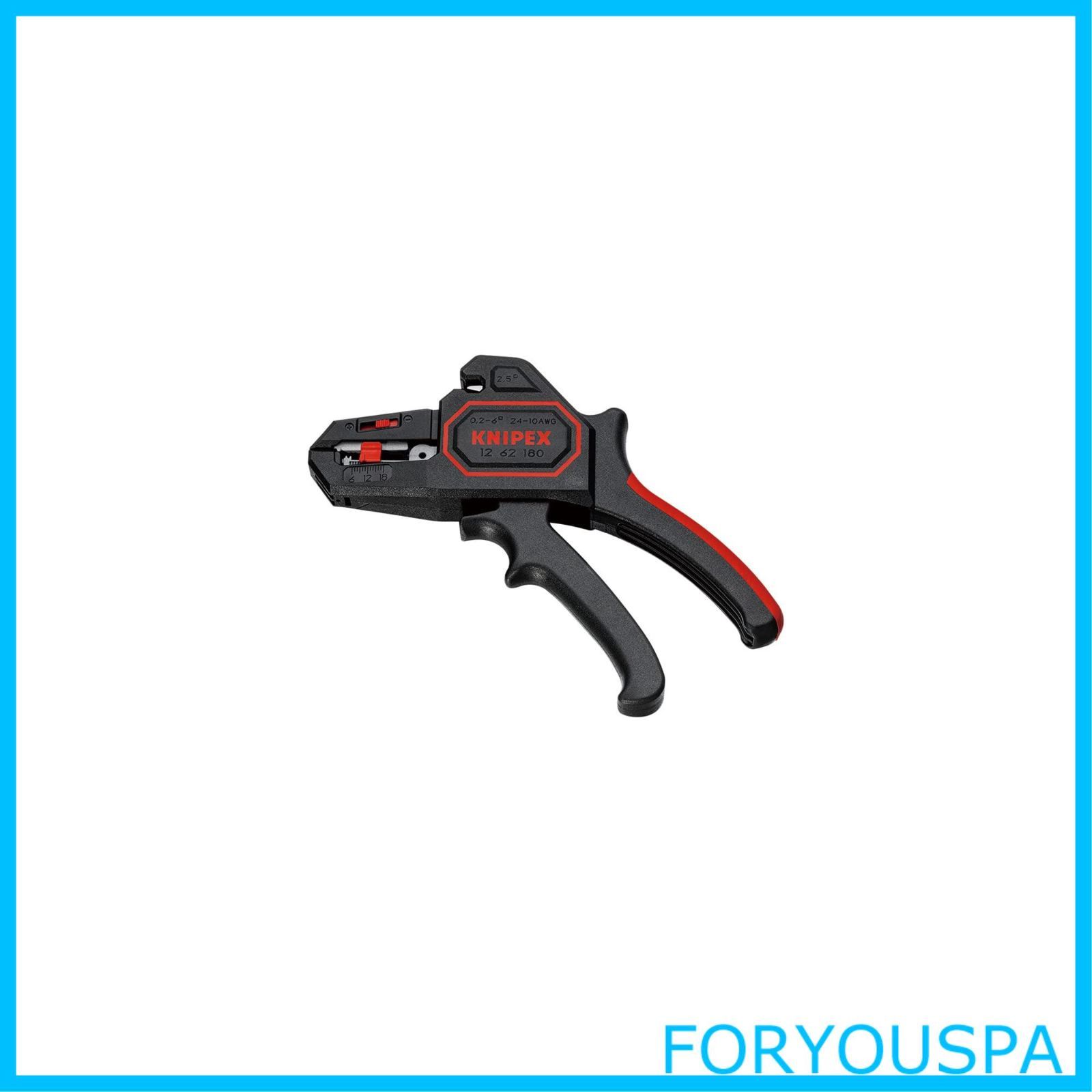 数量 クニペックス KNIPEX 1262-180 自動ワイヤーストリッパー 0.2-6.0 SB