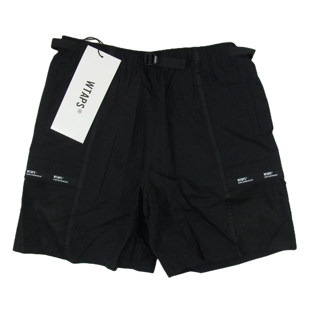 WTAPS ダブルタップス 21SS 211BRDT-PTM07 UDT SHORTS NYLON TAFFETA ナイロン ショート パンツ ブラック系 X01 新古品