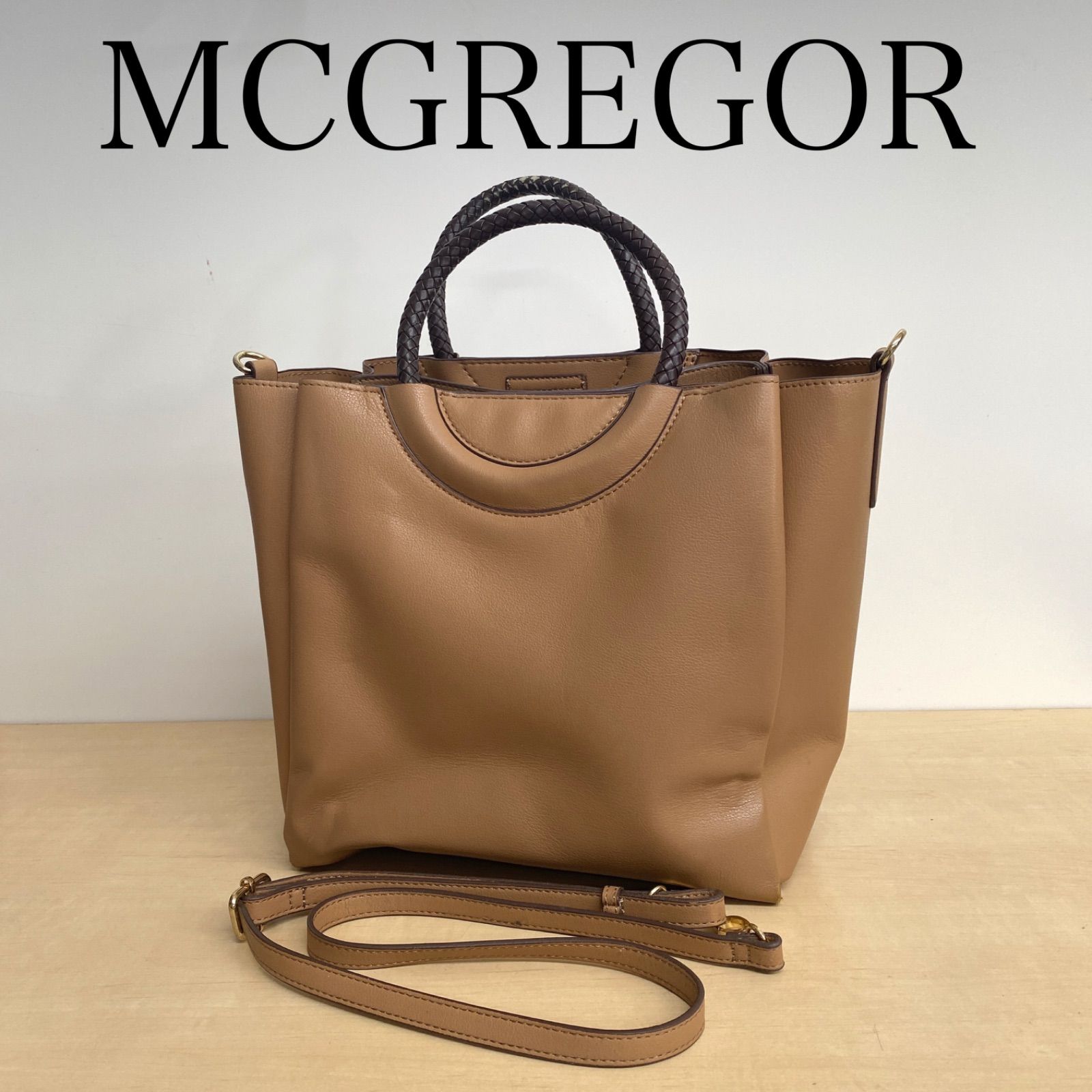MCGREGOR マックレガー レディース レザー ハンド&ショルダーバッグ 