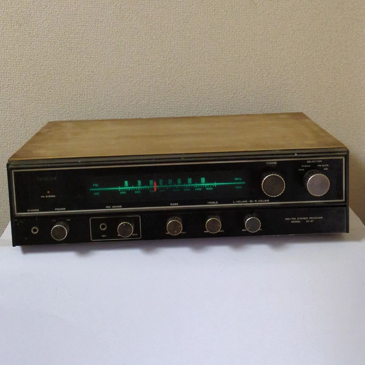 ❖ DAITONE SY−27❖〘 FM/AMレシーバーアンプ 〙【 実働品