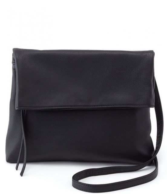 【送料無料】 ホボ レディース ショルダーバッグ バッグ Velvet Hide Collection Draft Leather Crossbody Bag Black