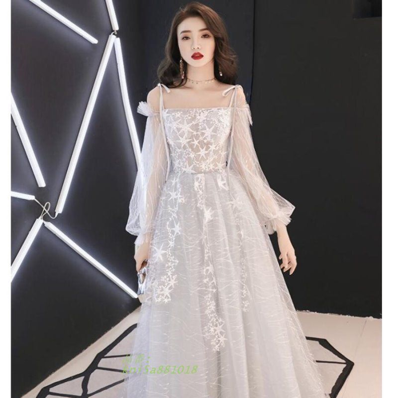 パーティードレス 結婚式 10代 20代 30代40代 マキシ丈ワンピース 成人式 食事会 二次会披露宴 お呼ばれ 卒業式 大人 ロングドレス 上品 着痩せ レディース kni5a881018