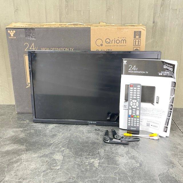 新品箱不良山善24型液晶ハイビジョンTV QRT-24W2K
