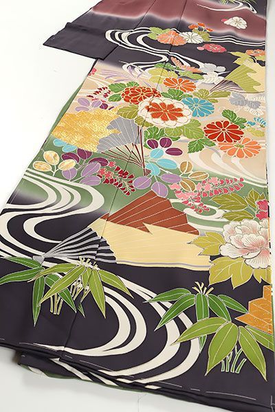efa2060 京友禅老舗 千總 ちそう 本手描き友禅 最高級 お振袖 お