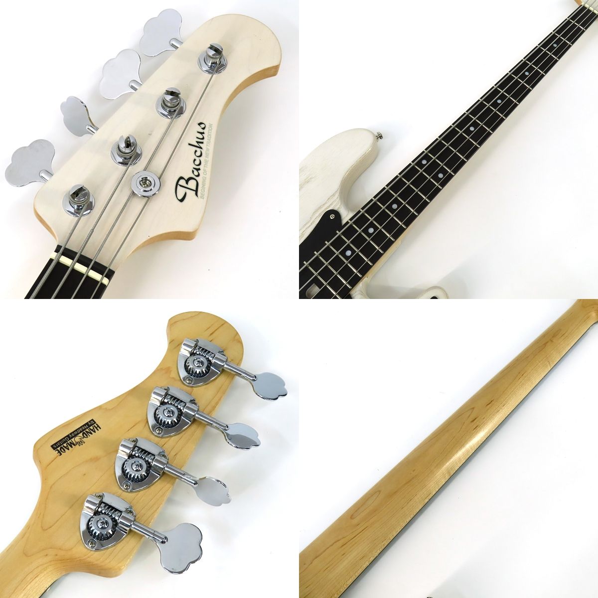 Bacchus バッカス PJ-WOOD LINE 4K WH/OIL ウッドライン エレキ