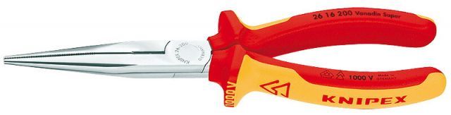 クニペックス(KNIPEX)絶縁ロングラジオペンチ200mmコンフォートハンドル 2616-200