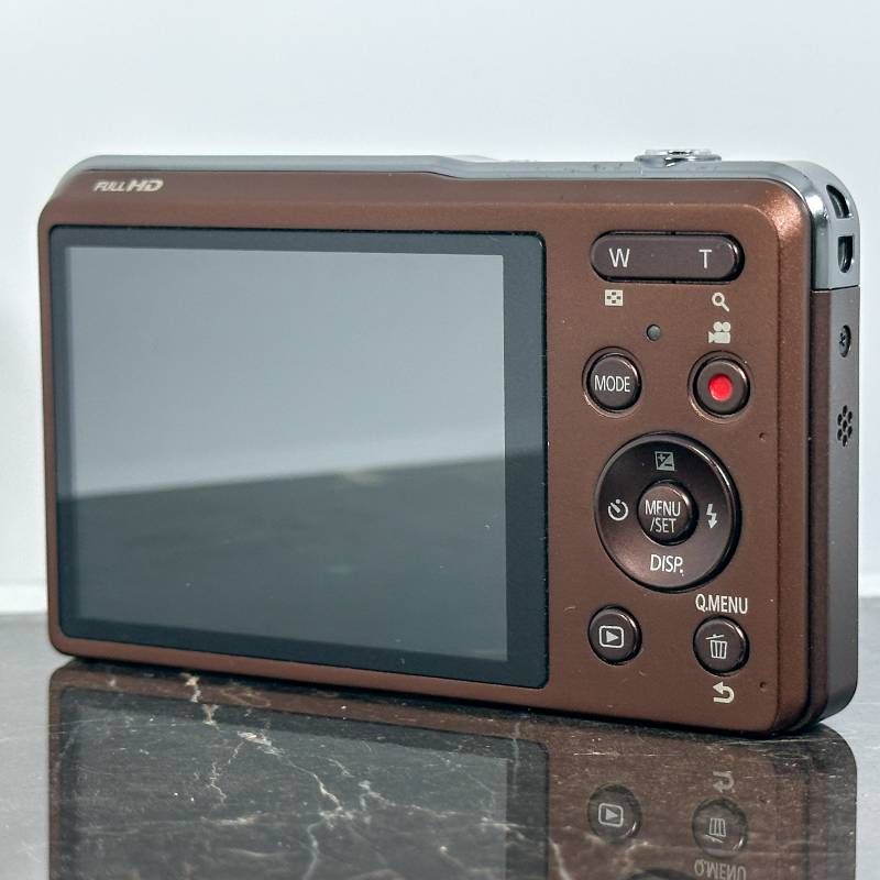 美品】Panasonic LUMIX DMC-XS3 ブラウン パナソニック、厚さ14mmの