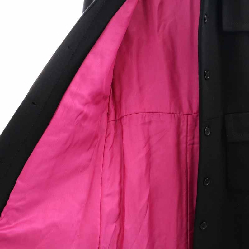 FENDI JEANS マキシ丈 ロングコート Fロゴベルト