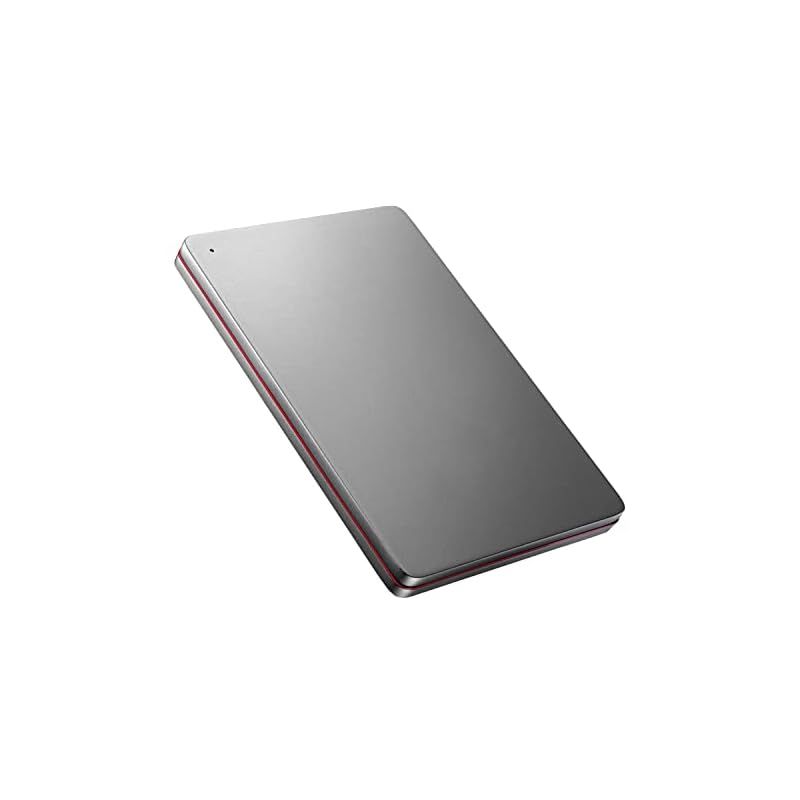 アイ・オー・データ ポータブルハードディスク 2TB USB 3.2 Gen 1(USB 3.0)対応 Black×Red 日本製 HDPX-UTSC2K 0