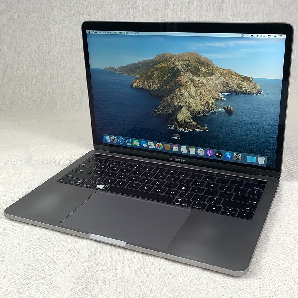 ジャンク品・本体のみApple MacBook Pro (13インチ， 2019， Thunderbolt 3ポート x 4)【i7・16GB・512GB】画面表示異常　A1989 EMC3358/LT-JUNK-241413（244676）
