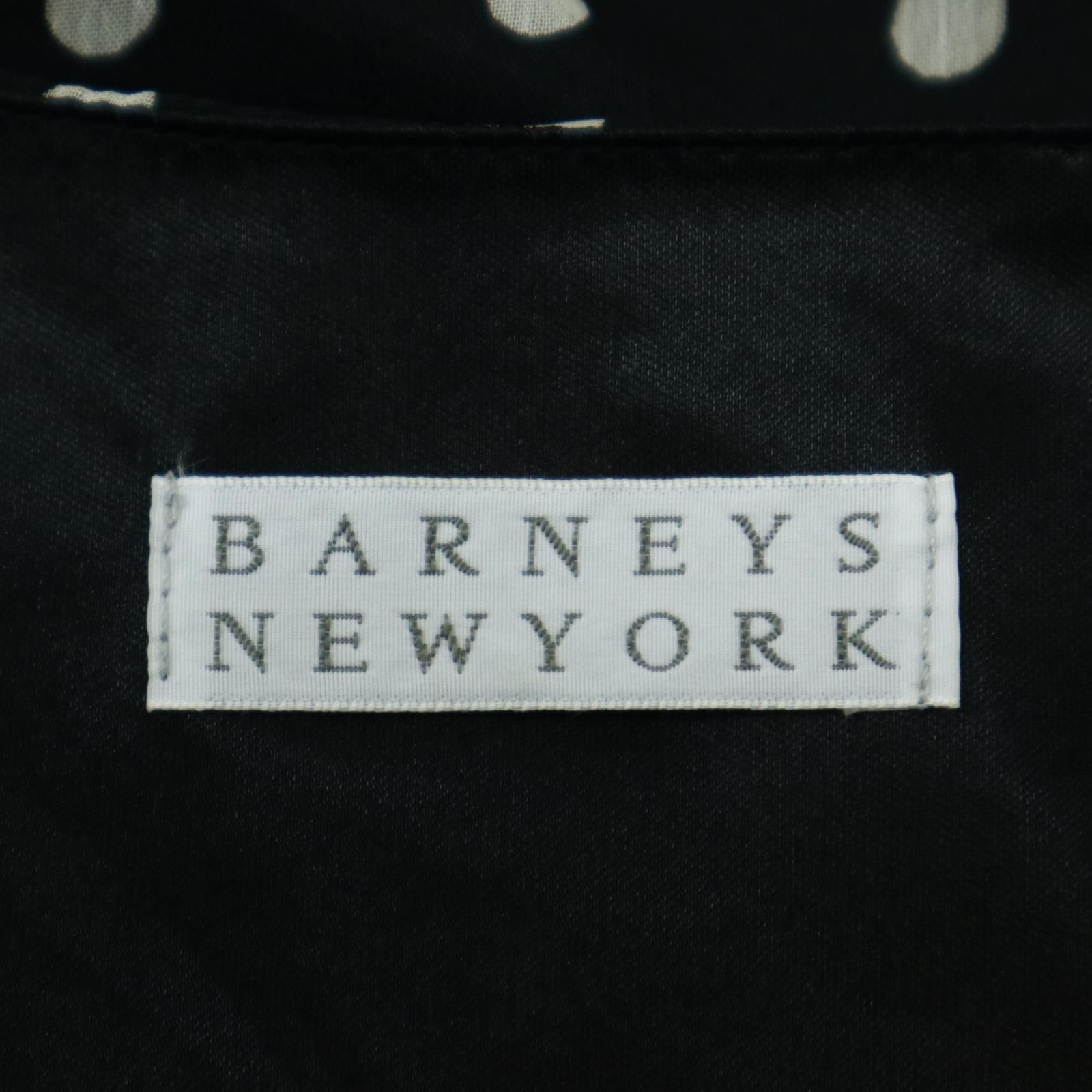 極美品】バーニーズニューヨーク( BARNEYS NEWYORK) ドット柄シフォン